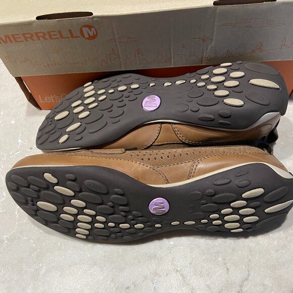 Merrell Sailix Ballet Leather Flats - Tan - Size 8M - Picture 5 of 6